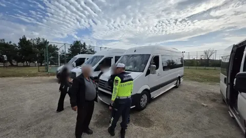 3 öğrenci servisi sürücüsüne 34 bin 415 lira ceza