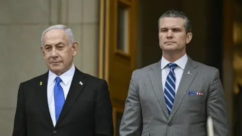 ABD Savunma Bakanı Hegseth'in İsrail'i ziyaret ederek Netanyahu ile görüştüğü belirtildi