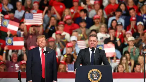 Audi'den Trump mitinginde 4 milyar dolarlık sürpriz. Çalışanlar ayaklandı