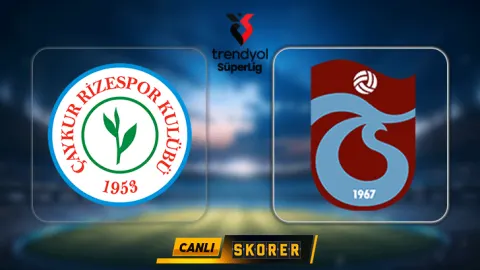 CANLI │ Süper Lig'de Trabzonspor, Rizespor deplasmanında - Trabzonspor - Spor Haberleri