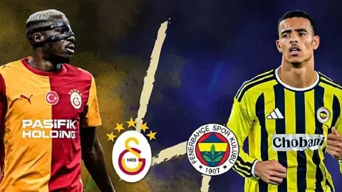 CANLI- Süper Lig'in 9. haftasında derbi heyecanı: Galatasaray, Fenerbahçe'yi konuk ediyor: 1-0