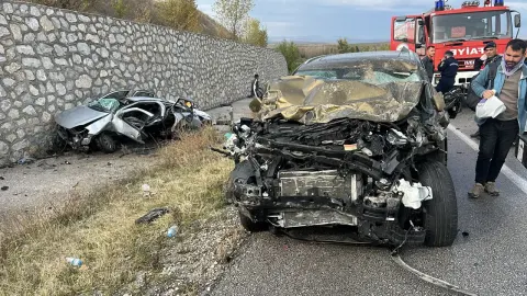 Çorum'da feci kaza. 4 kişi hayatını kaybetti