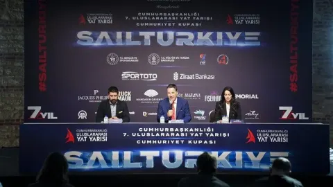 Cumhurbaşkanlığı 7. Uluslararası Yat Yarışları Cumhuriyet Kupası etabının basın toplantısı yapıldı