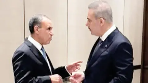 Dışişleri Bakanı Hakan Fidan ve Abdülati bir arada