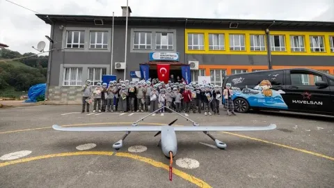 HAVELSAN, Trabzon'un köy okullarında 500 öğrenciyi teknolojiyle buluşturdu