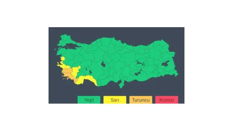 İçişleri Bakanlığı'ndan kuvvetli 'sağanak' uyarısı