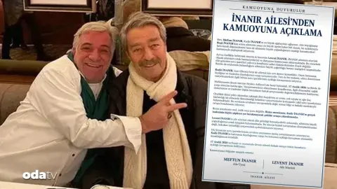 İnanır Ailesi'nden vasiyet açıklaması