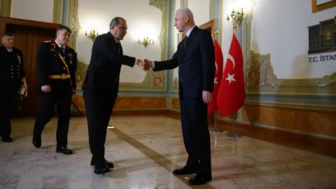 İstanbul Valisi Gül, 29 Ekim Cumhuriyet Bayramı tebriklerini kabul etti