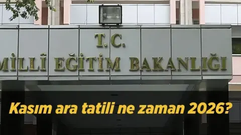 Kasım ara tatili ne zaman 2026? MEB 2026-2027 ara tatil tarihleri ve tatil kaç gün sürecek?