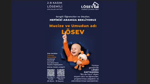 LÖSEV’den dünyayı turuncuya boyama atağı