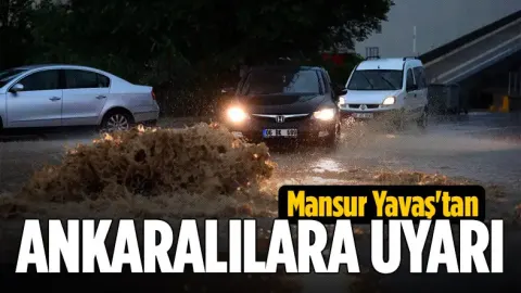 Mansur Yavaş'tan Ankaralılara kuvvetli sağanak ve fırtına uyarısı