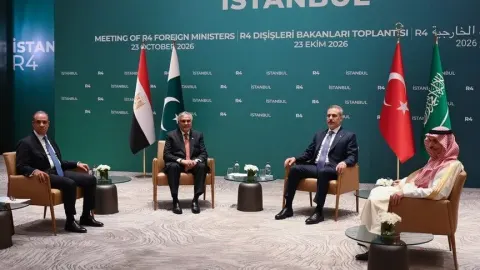 R4 ile Almanya, İngiltere, Fransa ve İtalya Dışişleri Bakanları Toplantısı ortak basın açıklaması yayımlandı