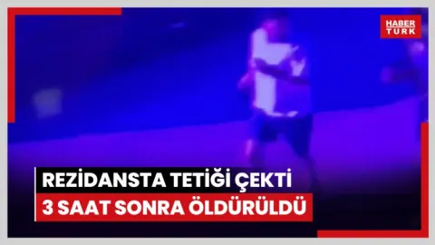 Rezidansta tetiği çekti 3 saat sonra öldürüldü