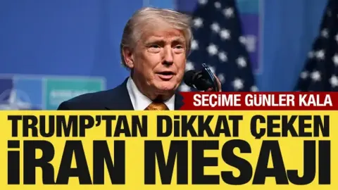 Trump'tan son dakika İran açıklaması: Savaş yakında sona erecek
