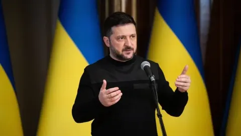 Zelenskiy, ordunun kullandığı Starlink internet hizmetinin eski hızına döndüğünü söyledi